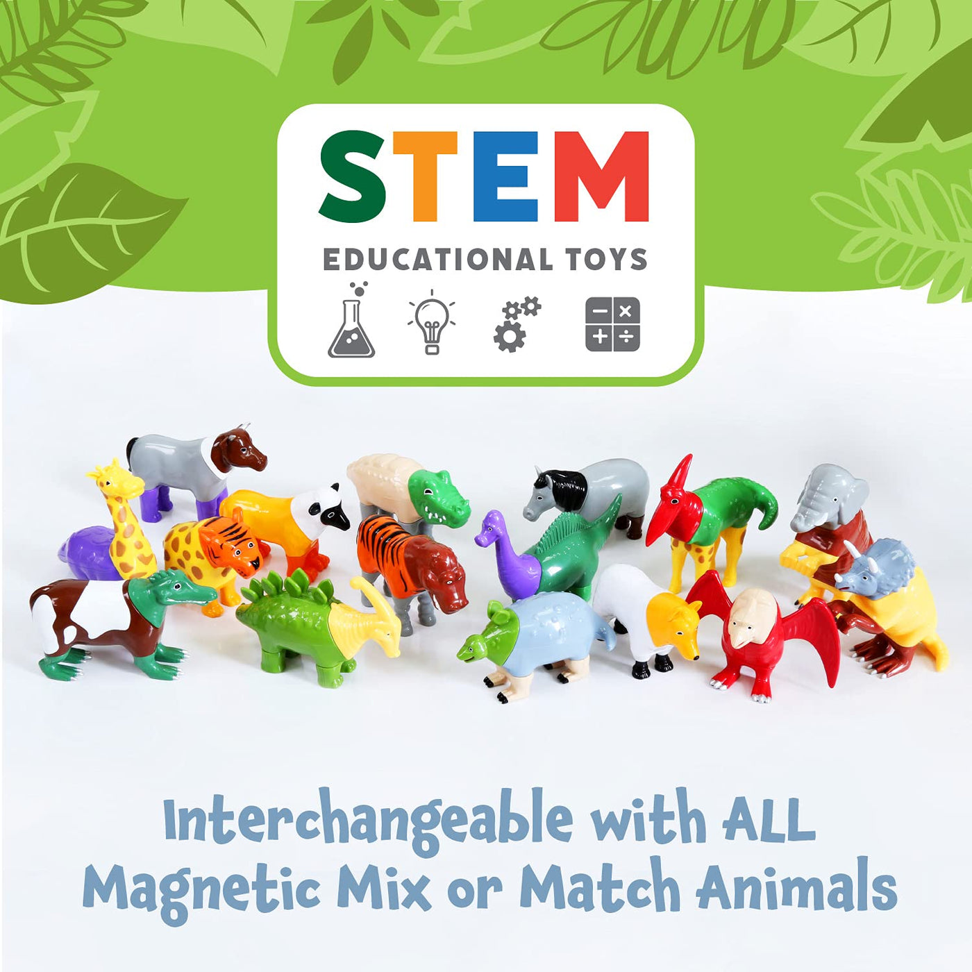 Juego de juguetes magnéticos para mezclar o combinar