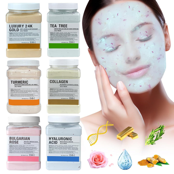 Angeland Mascarilla de gelatina para tratamientos faciales profesio...