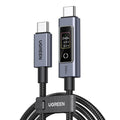 UGREEN Nexode - Cable USB-C a USB-C de 240 W con pantalla inteligente TFT