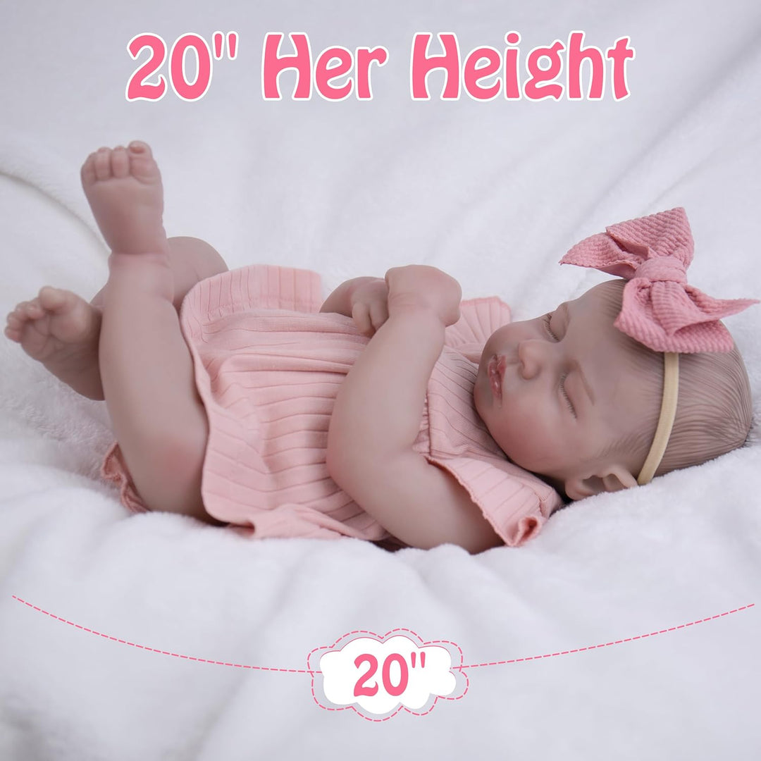 Milidool Muñecas de bebé Reborn \u2013 Muñeca realista de vinilo su...