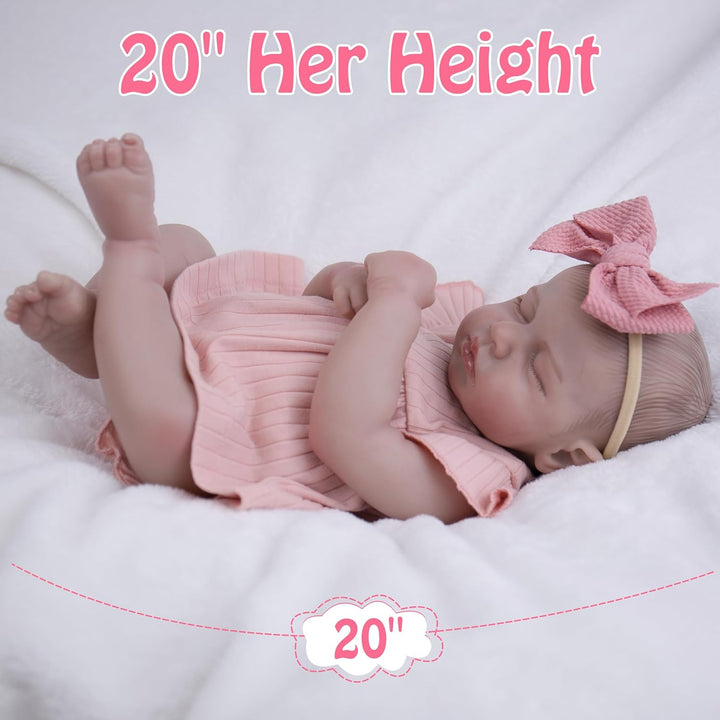 Milidool Muñecas de bebé Reborn \u2013 Muñeca realista de vinilo su...