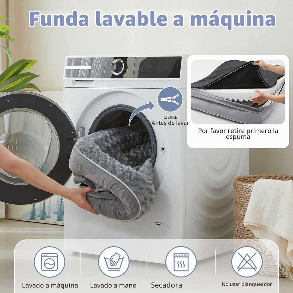 Cama ortopédica lavable para perros, sofá para dormir para perros