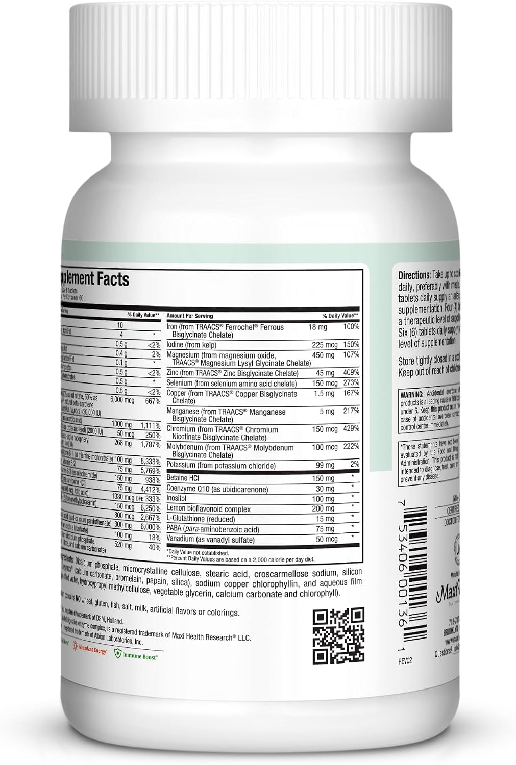 Multivitamínico para hombres y mujeres \u2013 Supreme High Potency...