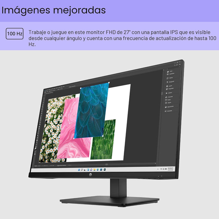 Monitor HP Serie 3 de 27 pulgadas FHD, pantalla Full HD (1920 x 108...