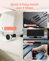 Babyvue BV3 MAX Monitor de bebé con cámara dual para automóvil con...