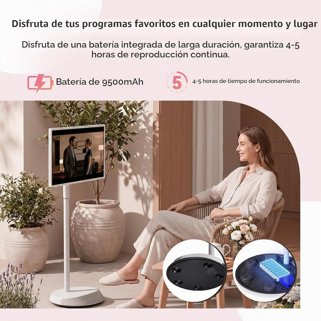 KTC Monitor portátil inteligente 4K MEGAPAD, certificado Google EDLA, A32Q7