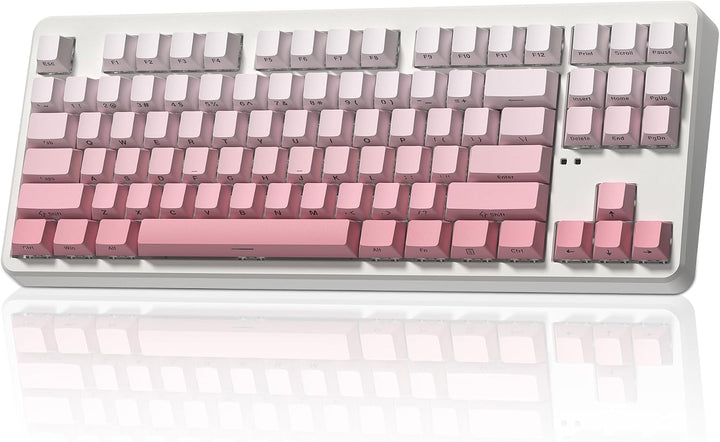 FL ESPORTS NX87 Teclado mecánico inalámbrico de grado militar - Dur...