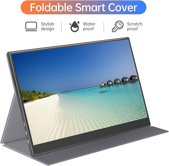 ForHelp Monitor portátil de 15.6 pulgadas, 1080P, USB-C HDMI, monit...