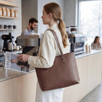 S-ZONE Bolsa de mano para mujer, bolsos de trabajo, bolsos de mano, correa