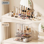 Cajones de almacenamiento apilables transparentes: cubos