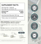 partiQlar NR Supplement Nicotinamide Riboside NAD+ Booster - 60 Capsules