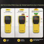 Detector de Vigas de Pared con Detección de Alta Precisión para Madera y Metal