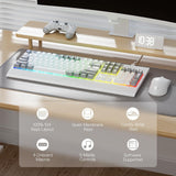 Redragon K525 teclado para juegos con luz posterior RGB, 104 teclas...