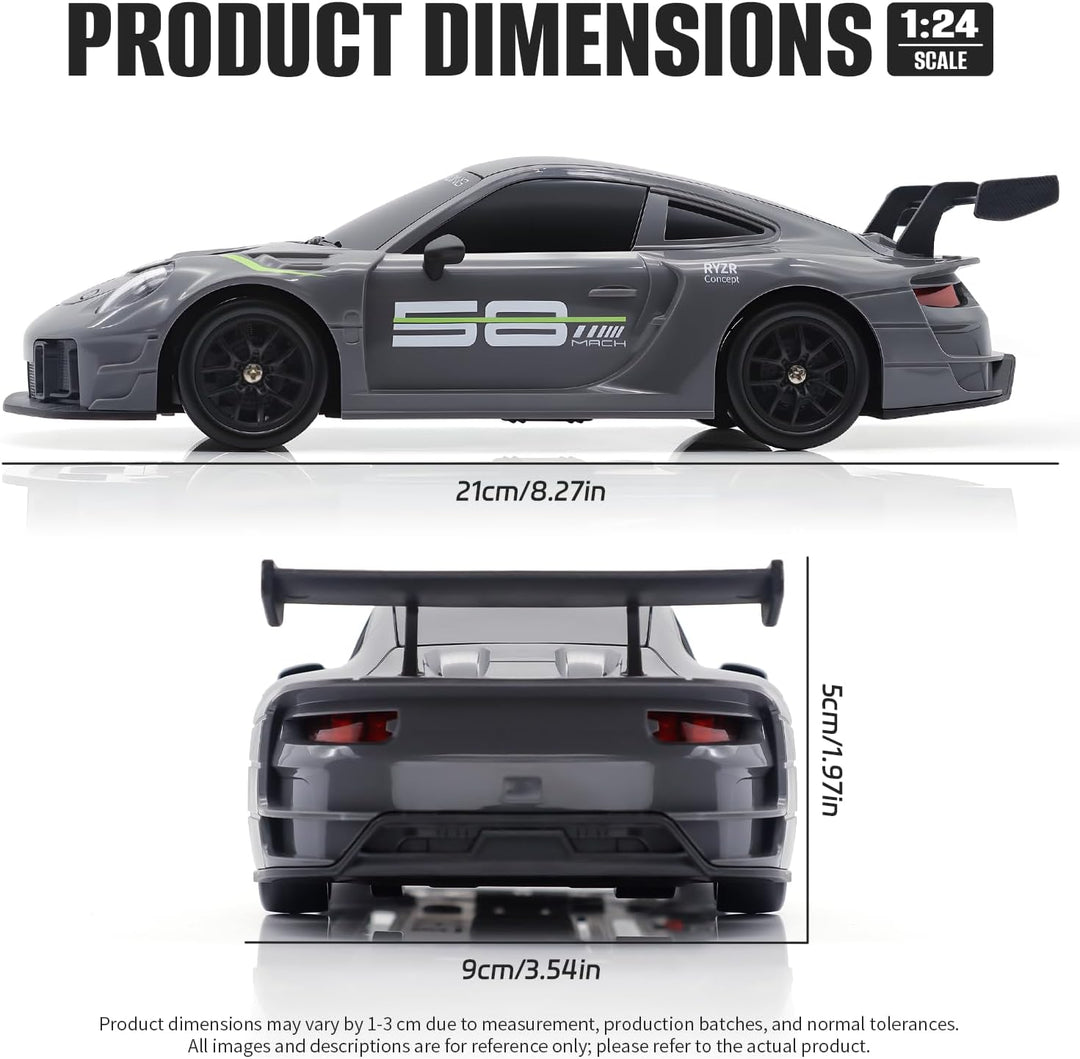 Aka Supaku Coche de deriva a control remoto, 1:24 4WD, vehículo con...