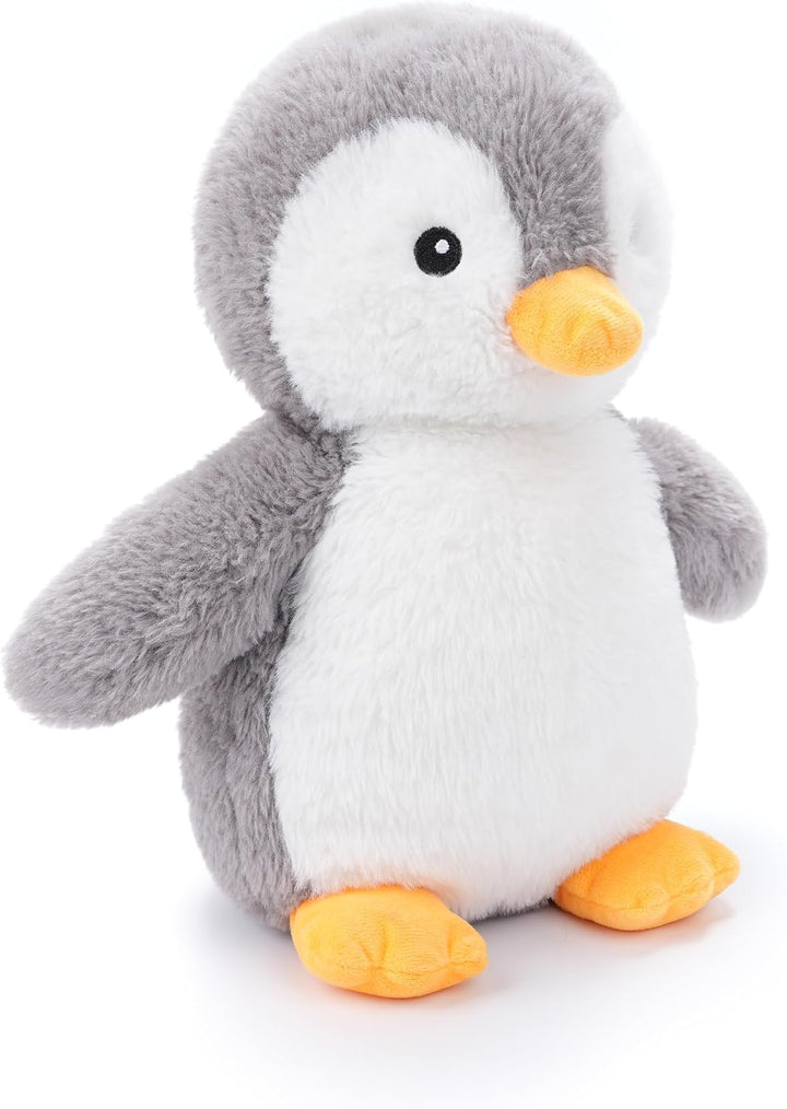 WEIGEDU Peluche de pingüino rey con ojos bordados, juguetes de pelu...