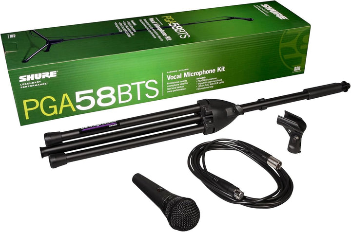 Shure Kit de rendimiento escénico con micrófono de mano vocal dinám...