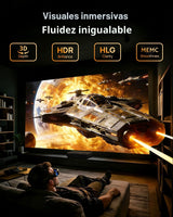 WEMAX Nova Pro Proyector de Tiro Ultra Corto 4K, TV Láser ALPD de 1...