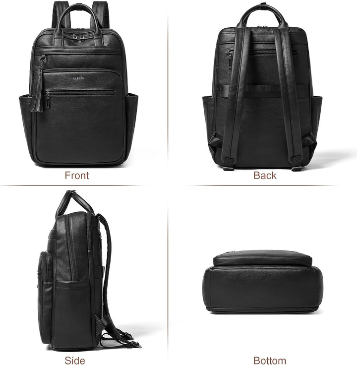 Shrrie: mochila para laptop de mujer de 15.6 pulgadas, mochila de c...