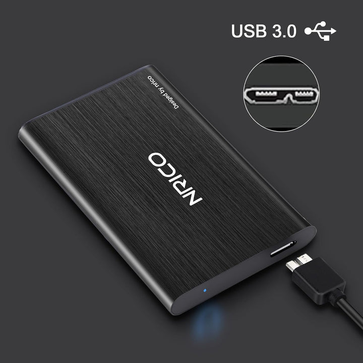 NRICO Disco duro externo portátil ultradelgado USB3.0 HDD Almacenam...