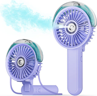 SWEETFULL Ventilador de nebulización portátil, ventilador personal...