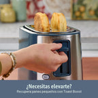 Hamilton Beach Tostadora de 2 rebanadas con ranura extra ancha con botones