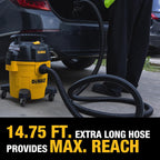 DEWALT Kit de accesorios de manguera de vacío para detalles de automóviles de 8 piezas, accesorios de aspiradora de tienda para limpieza eficiente, compatible con la mayoría de aspiradoras húmedas y