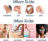 VEET Kit de depilación listo para usar para mujeres, tiras de cera...
