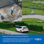 Tapo 3K 5MP Cámara de seguridad Wi-Fi para exteriores con giro\/inc...