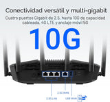 ASUS RT-BE90U Tri-Band WiFi 7 Router: Seguridad de red de grado com...