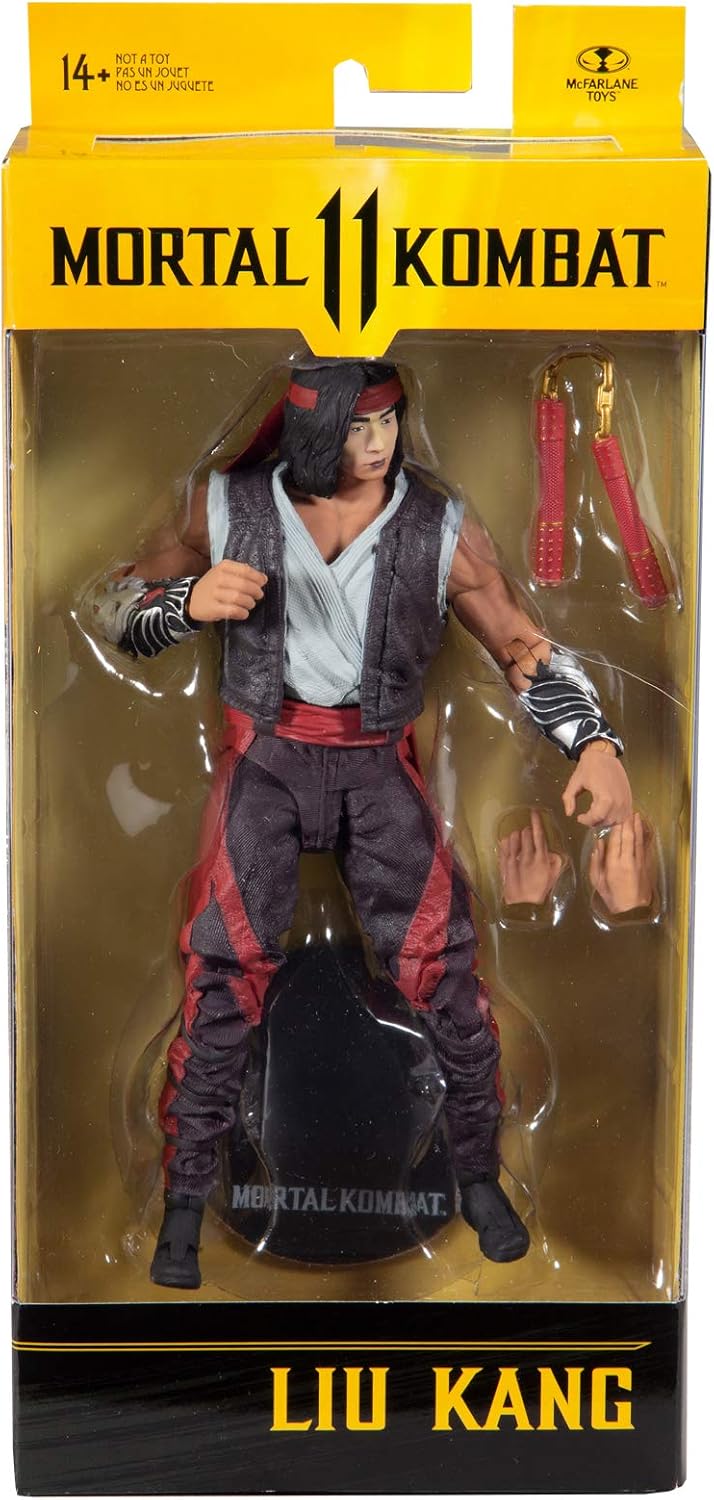McFarlane Toys Mortal Kombat Liu Kang - Figura de acción (7 pulgadas)