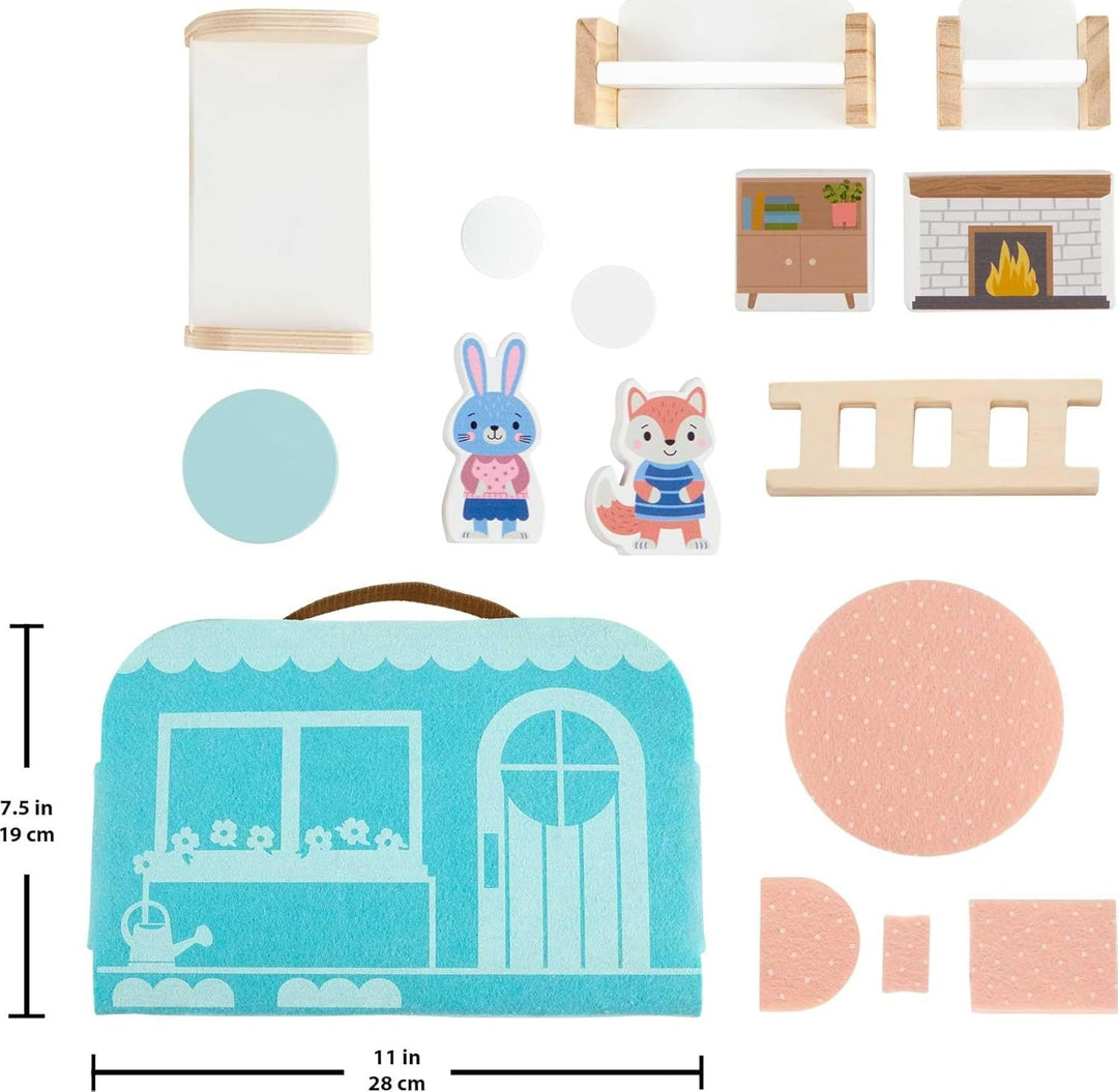 Fisher-Price Casa de muñecas de juguete de madera juego