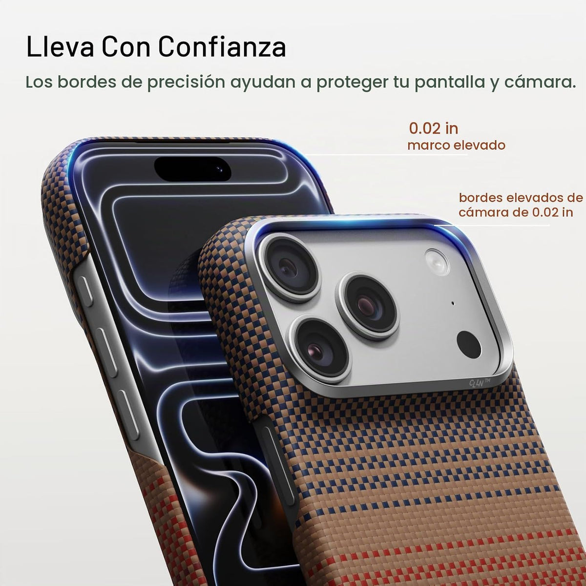 pitaka Funda para iPhone 18 Pro de 6.3" con sensación sin funda, puesta de