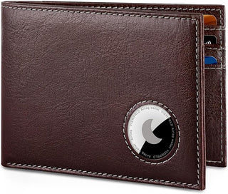 VISWORLD Billetera para hombre con soporte para Airtag, billetera p...