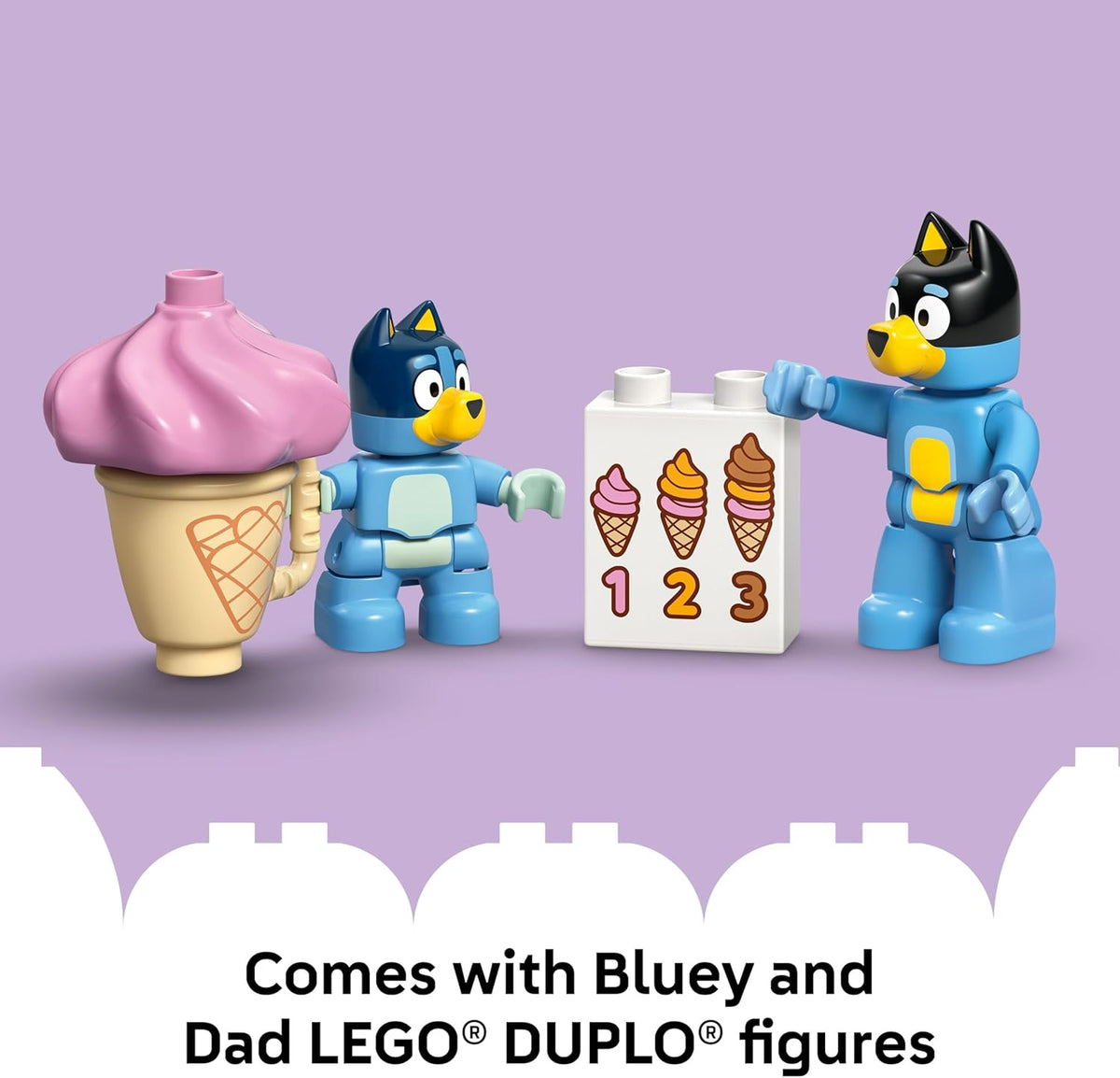 LEGO DUPLO Bluey Ice Cream Trip Bluey - Juguete para niños