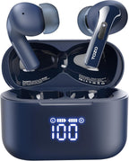 TOZO Auriculares inalámbricos T20 97H Playtime, estuche de pantalla LED de