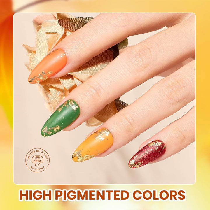 Beetles - Juego de esmaltes de uñas de gel, 20 colores de esmalte d...