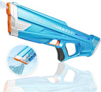 Pistola de agua eléctrica para adultos y niños, puerto de carga USB-C, pistola de chorro potente automática, ráfagas de disparo de alta potencia, pistola de agua automática de largo alcance