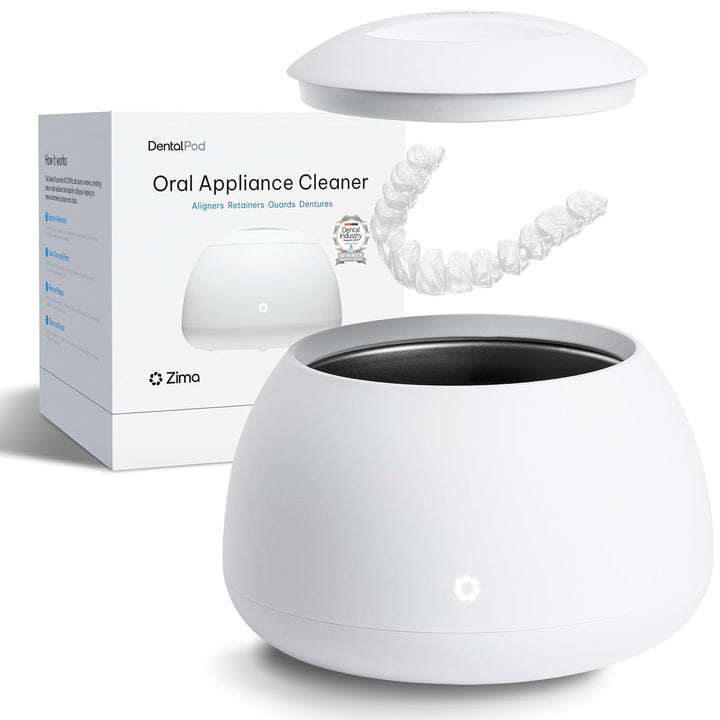 Zima Dental Pod: Máquina limpiadora ultrasónica para retenedores, a...