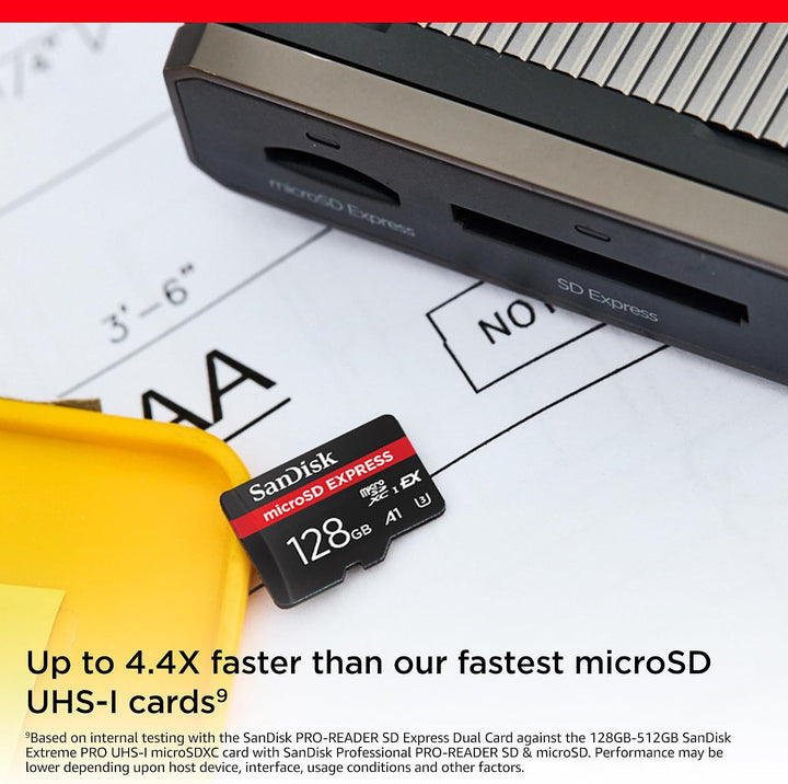 SanDisk Tarjeta microSD Express de 128 GB - Funciona con Nintendo S...