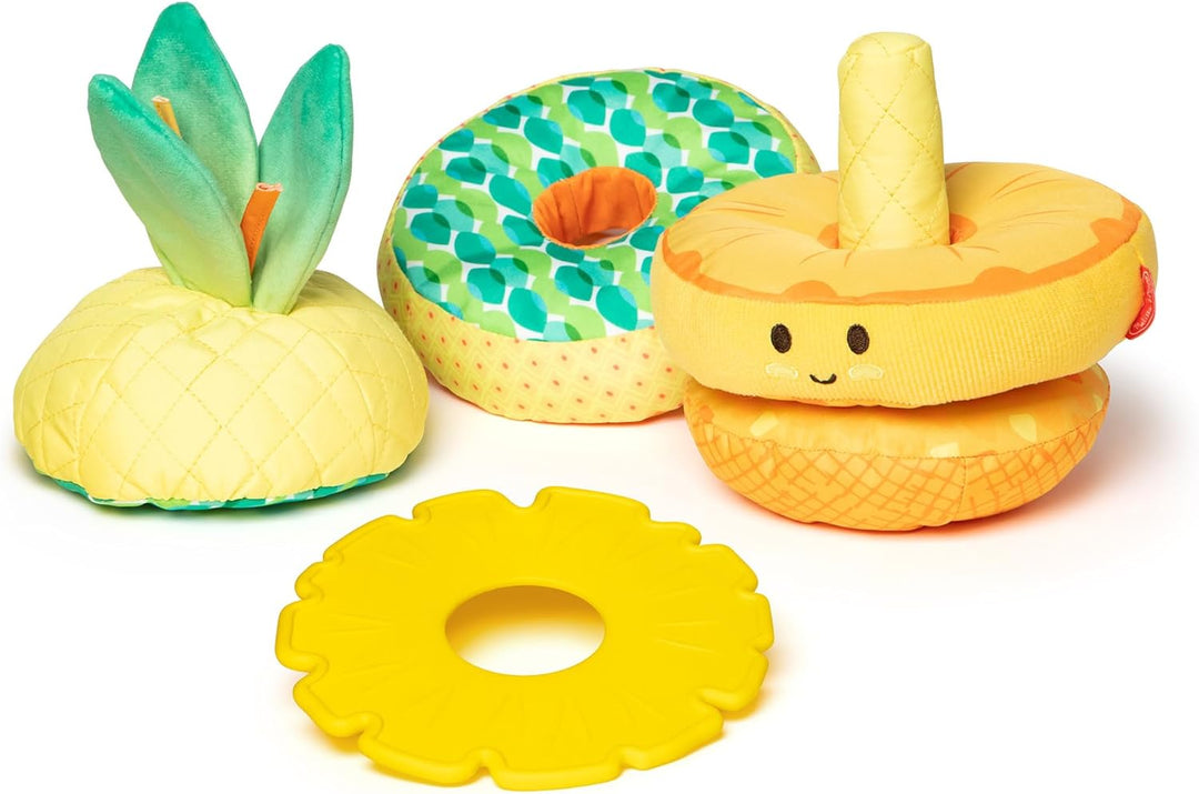 Melissa Doug Multi-Sensory Piña Soft Stacker Juguete