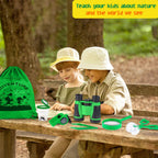 Kit de explorador para niños, atrapa insectos con prismáticos y chaleco de