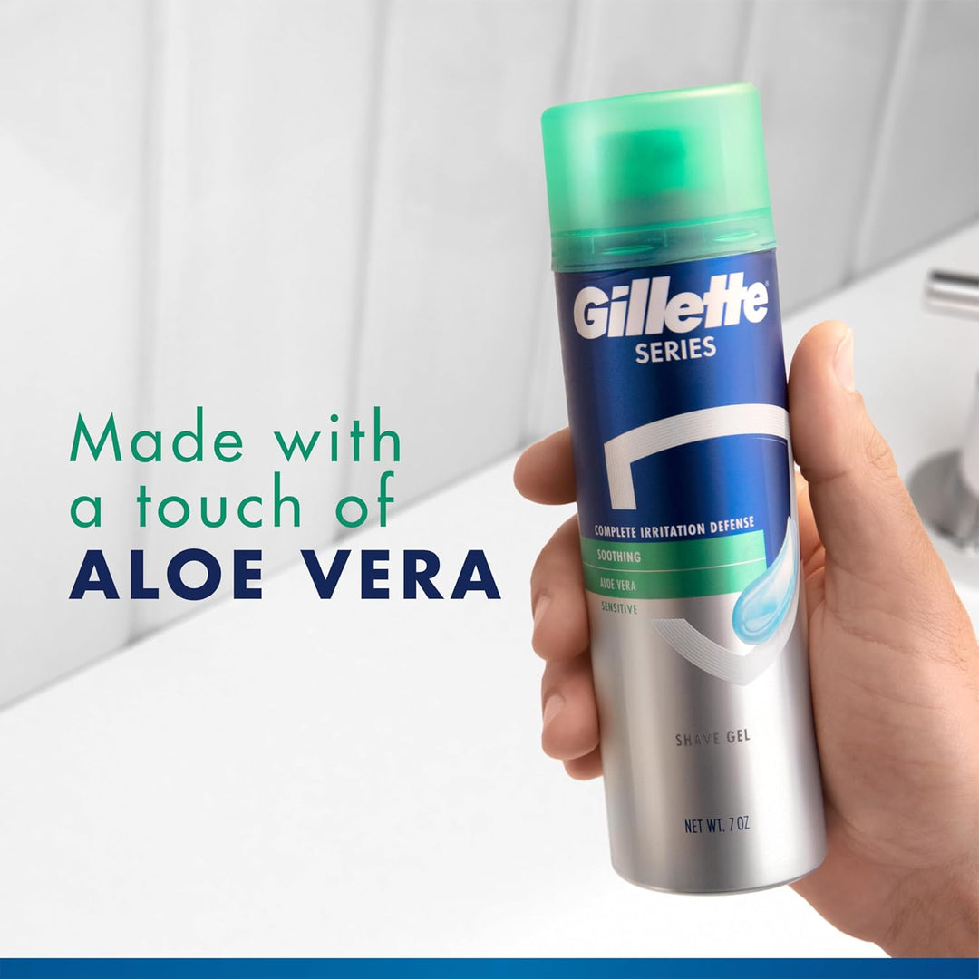 Gillette Gel de afeitado sensible de la serie TGS 7 Oz 6ct