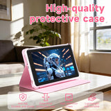 NOVOJOY Tablet de 7 pulgadas con funda, Android 15 Tablet PC, 32 GB...
