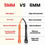 Elite Jumps - Cuerda de saltar de PVC de 0.236 in, cuerda de saltar ajustable