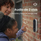 ADT Blu Sistema de seguridad para el hogar con timbre de video, 2K HDR