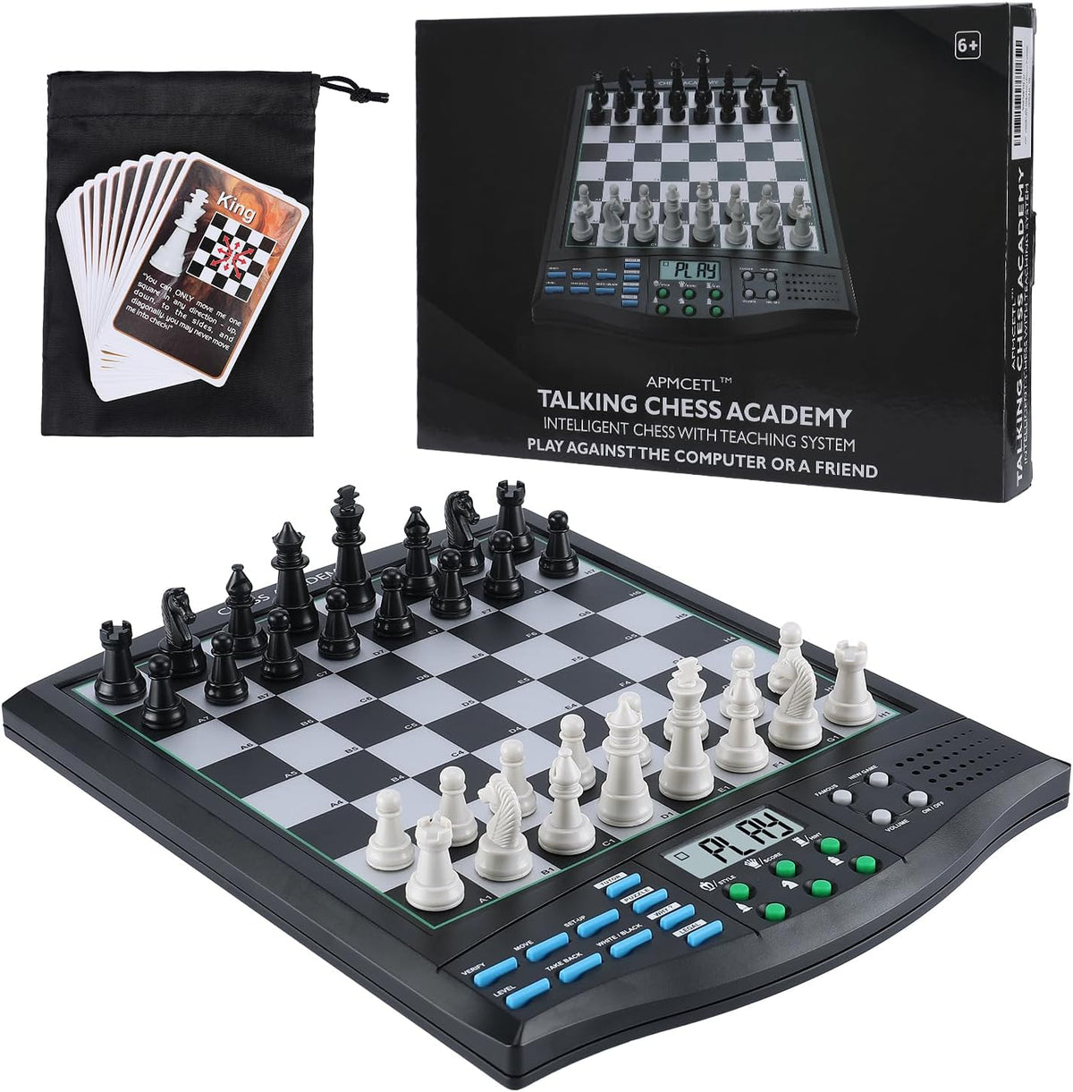 Talking Chess Academy - Juego de ajedrez electrónico para computadora para