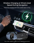 Tough On Qi2.2 25W para cargador de montaje de coche MagSafe, cargador de