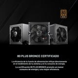 MSI MAG A650BN, fuente de alimentación compacta no modular de 650 W...