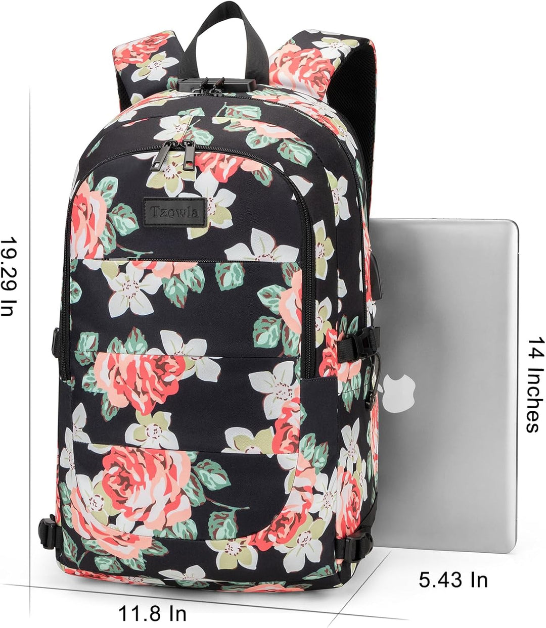 Tzowla - Mochila para mujer, elegante, de viaje, informal, mochila...