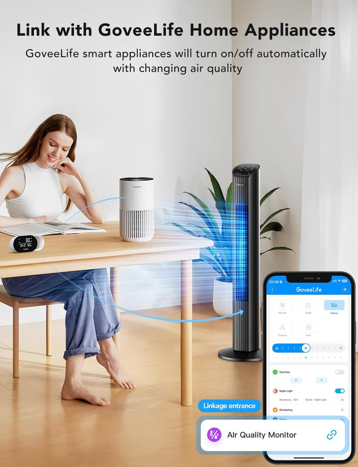 GoveeLife Monitor inteligente de calidad del aire con PM25